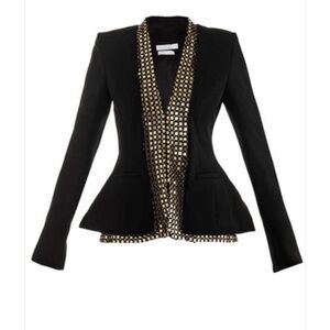 Altuzarra Black Blazer with Gold Tri